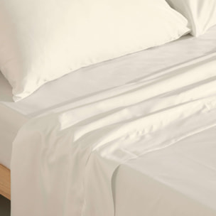 Ensemble de draps en satin, 157 fils White