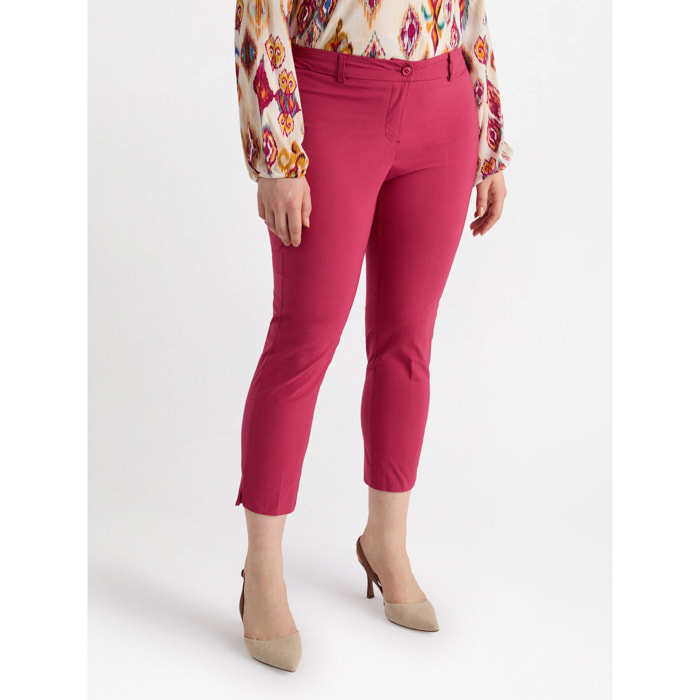 Fiorella Rubino - Pantalón modelo New York. - Rojo