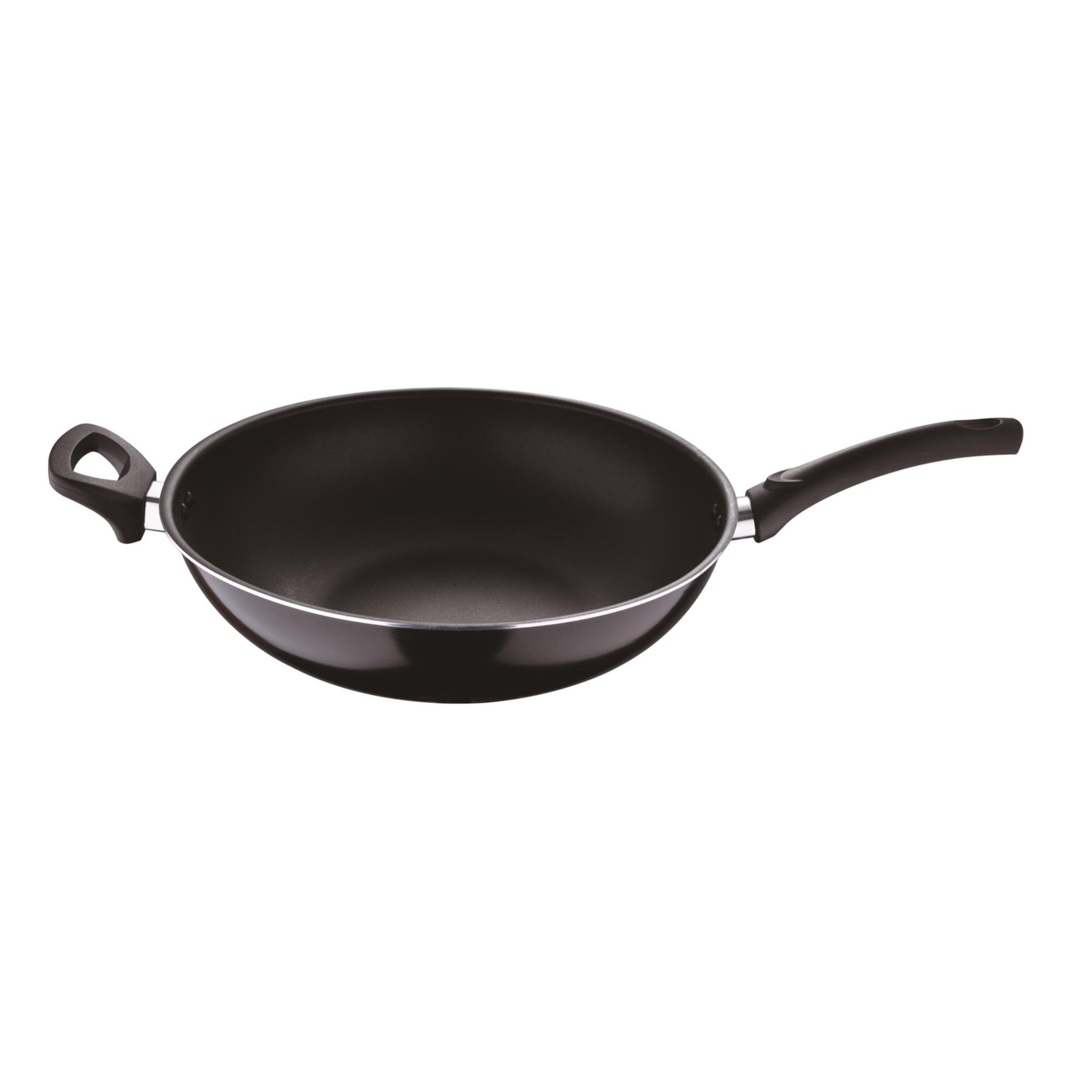 Wok de ø32x8,8cm en aluminio prensado