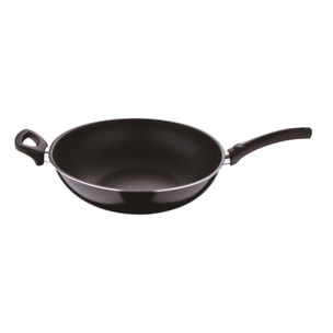 Wok de ø32x8,8cm en aluminio prensado