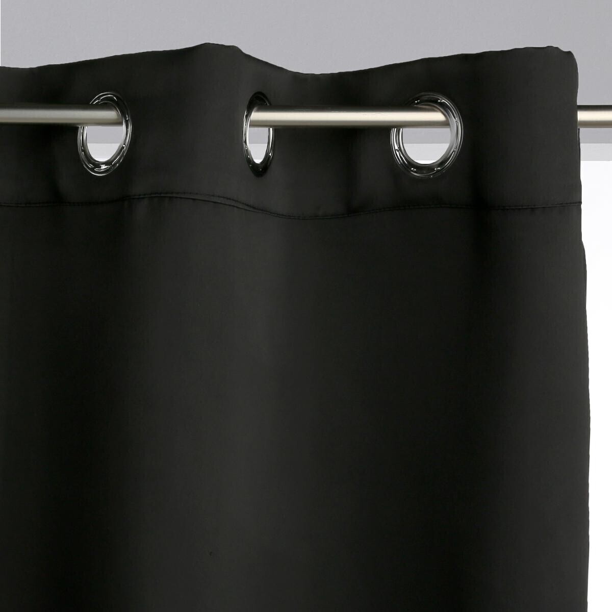 Rideau occultant noir 140x260cm