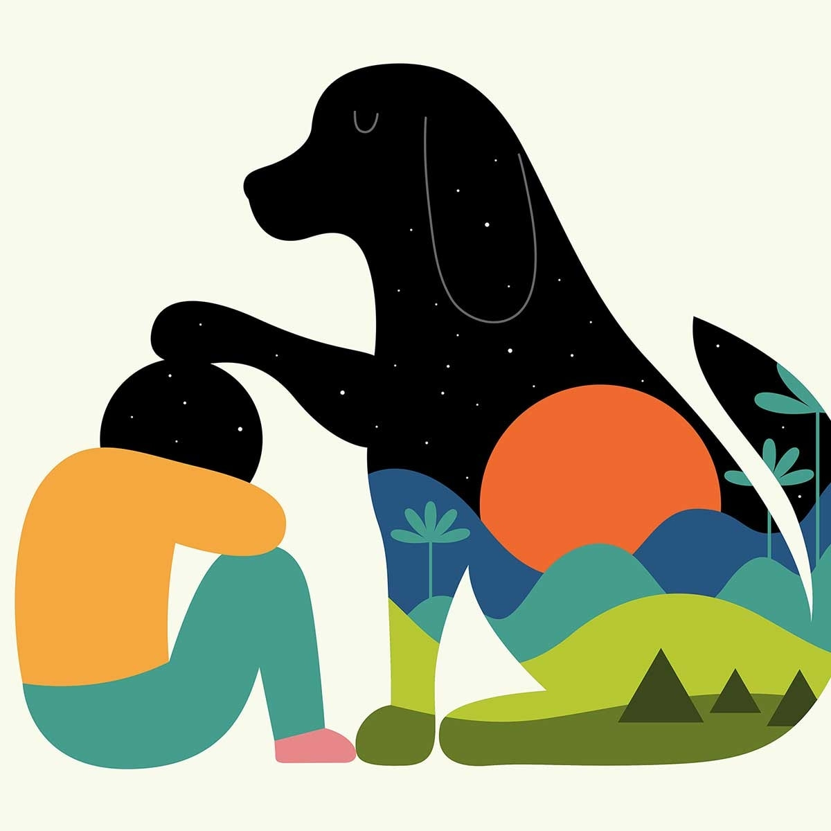 Tableau belle et sebastien Toile imprimée