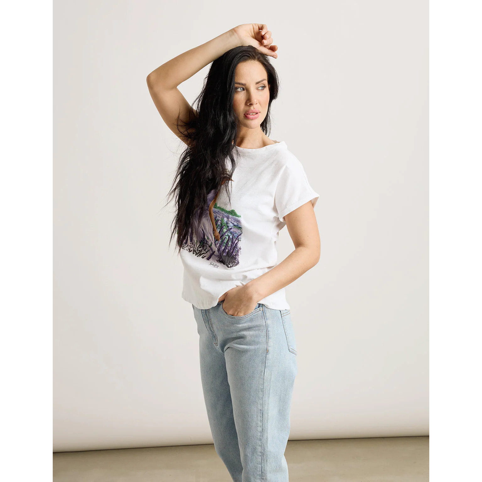 Camiseta Manga Corta Blanco - Sorollina
