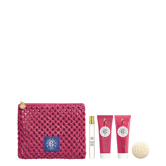 Gingembre Rouge - Trousse Découverte Eau Parfumée Bienfaisante 10ml + 3 Produits