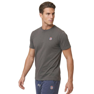 Camiseta de manga corta para hombre con lavado pastel