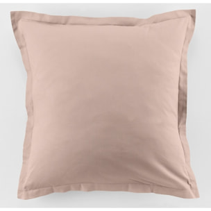 Lot De 2 Taies 63x63cm 100% Coton 57fils Blush