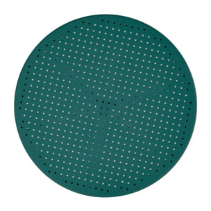 Tavolino basso da esterno in polipropilene 60x60x41cm verde petrolio – Obidos