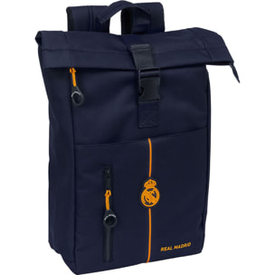 Mochila solapa para portatil 15,6 real madrid 2ª equipacion 24/25