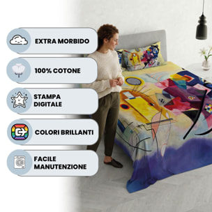 PARURE LETTO SOGNI D'AUTORE, Stampa Digitale, 100% Cotone - 57