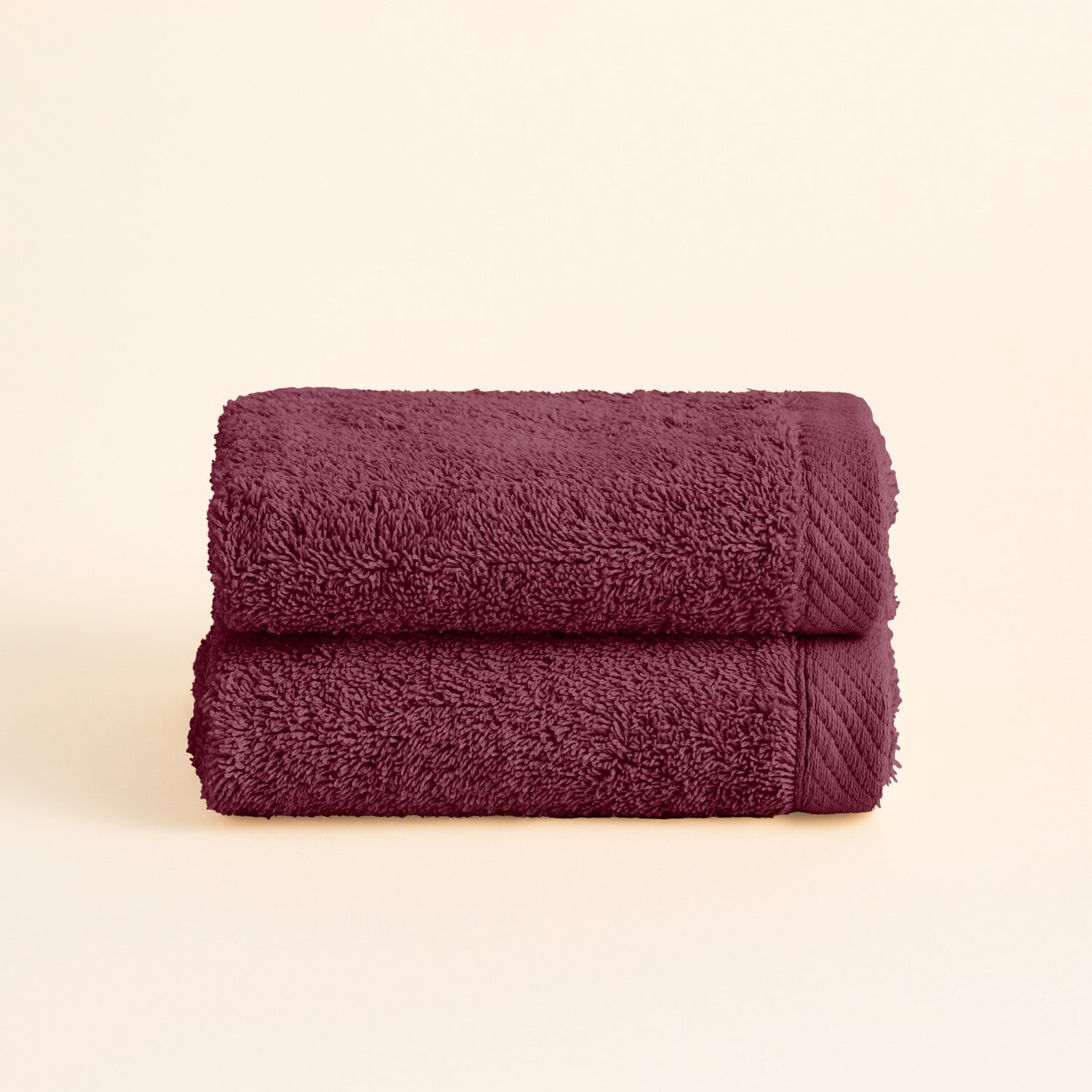 Serviette Éponge 100% Coton Peigné - 600 g/m2 VIOLET