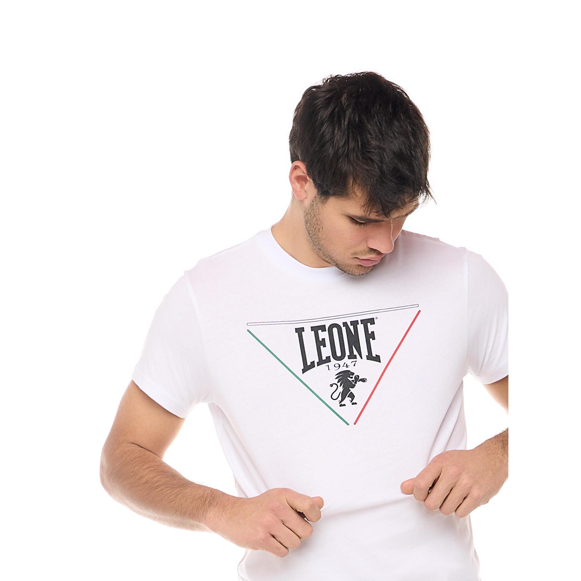 T-shirt a maniche corte da uomo Leone Patch
