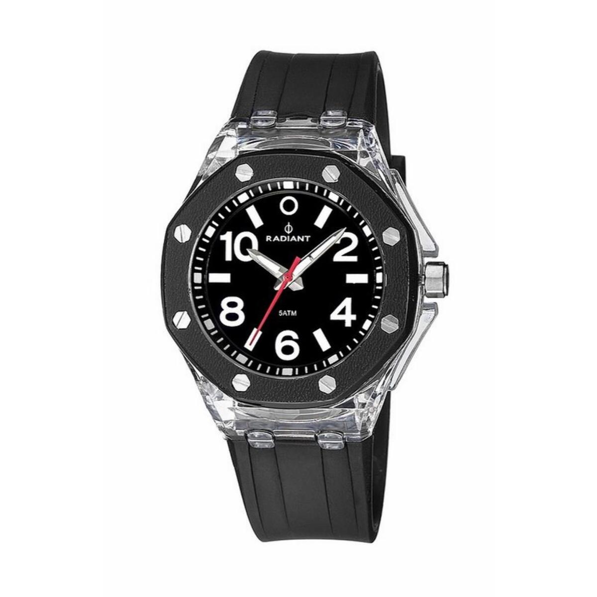 Reloj Radiant RA213601 Hombre Analogico Cuarzo con Correa de Silicona