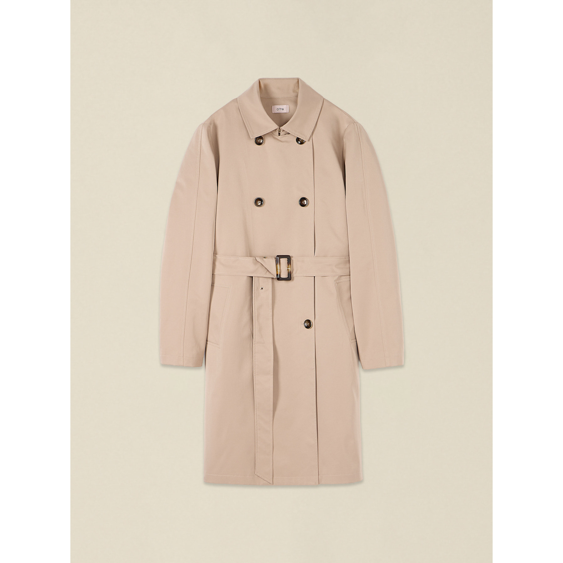 Oltre - Trench doppiopetto con cintura - Beige