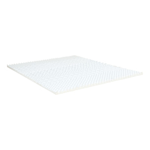 Surmatelas Nuage, 4 cm, Mémoire de Forme Haute Densité, 7 Zones de Confort, Bonne Indépendance de Couchage, Fabrication Française