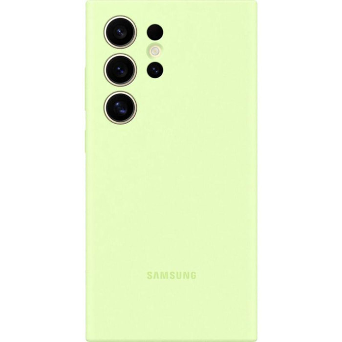Coque SAMSUNG Samsung S24 Ultra silicone Vert clair