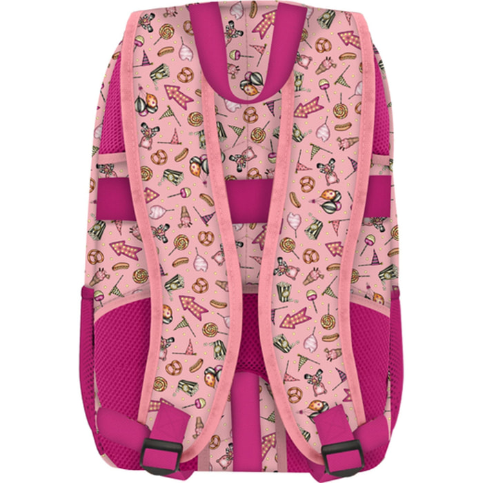 Mochila 3 cremalle. adapt.carro gorjuss™ fairground "carousel"