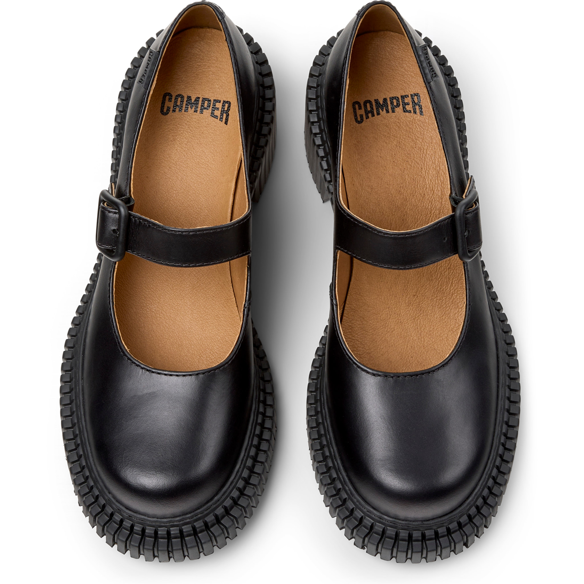 Bailarinas - CAMPER Pix London - Negro - Cuero liso