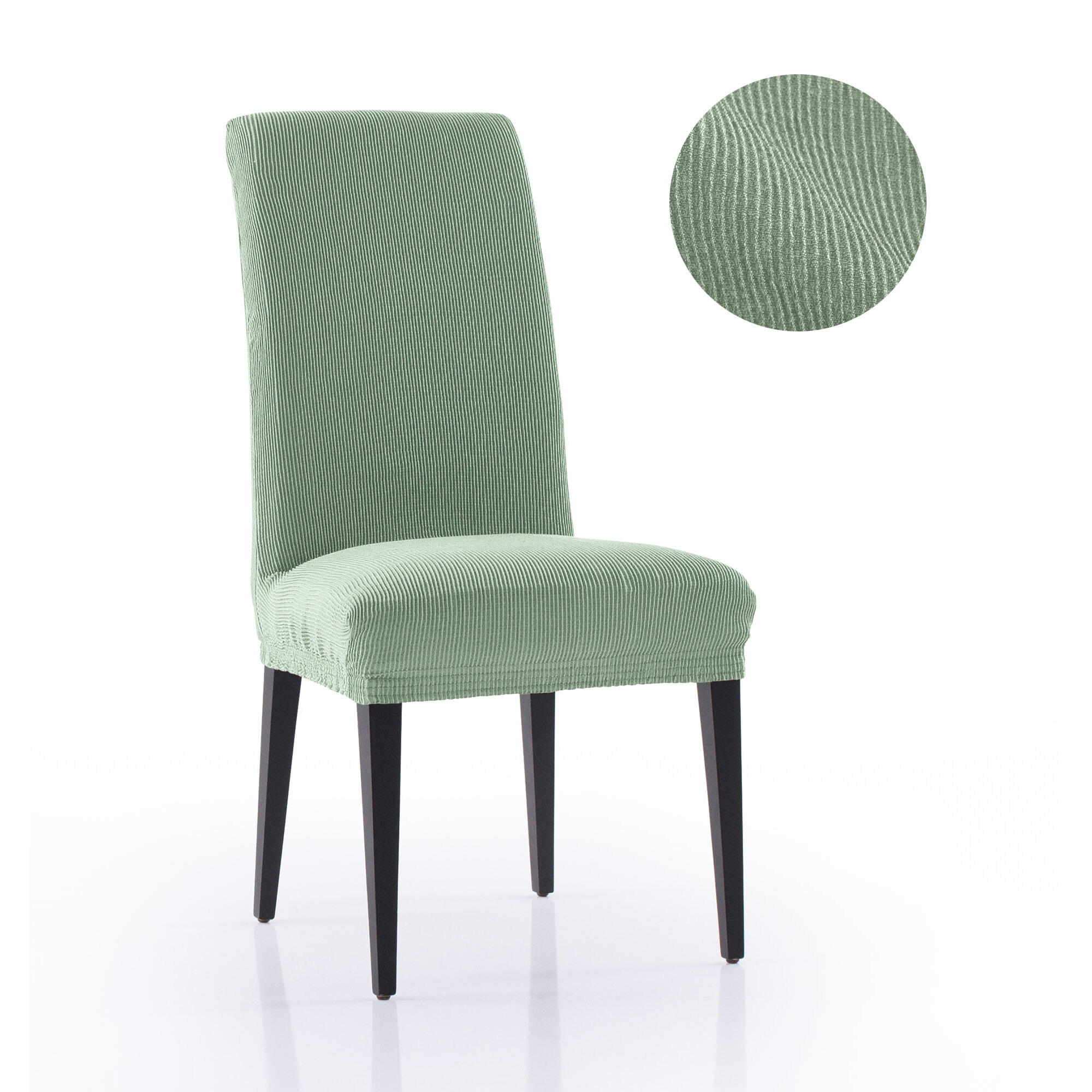 Funda Elástica para silla con RESPALDO pack2 unidades modelo MARCELA