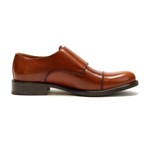 Monk Strap British Passport marrone tan