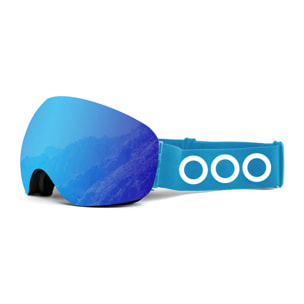 Gafas de esquí ECOON modelo Nanga Parbat en color Azul claro / RevoBlue