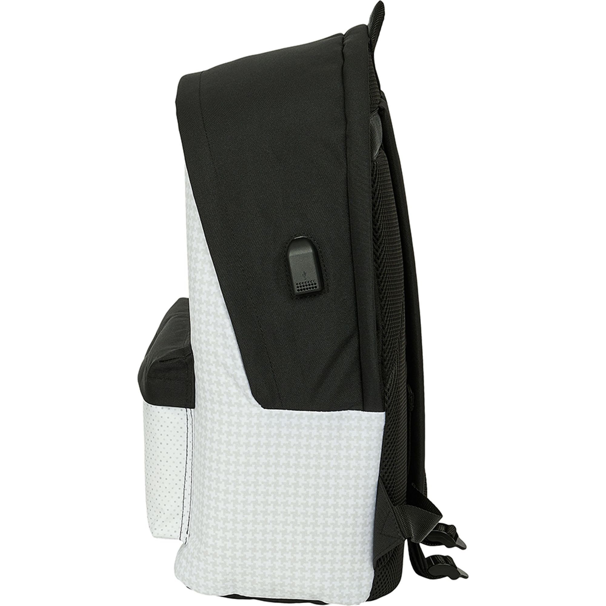 Mochila doble para portatil 15,6"+usb real madrid 1ª equip. 24/25