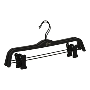 2 cintres Hang'Clip L.37,5cm noir