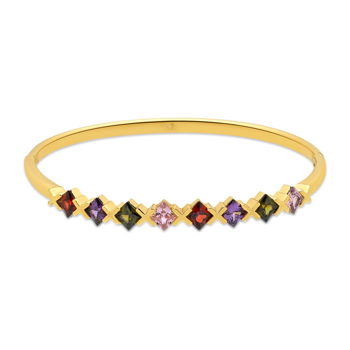 Pulsera Belcas acabado oro rosa 18k