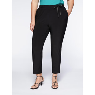 Fiorella Rubino - Pantaloni joggers in jersey - Nero