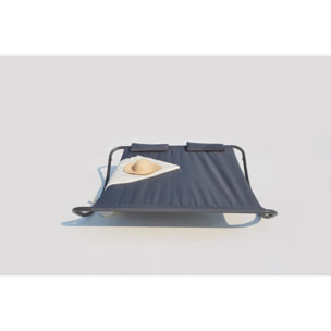 Transat à bascule 2 personnes gris STARK