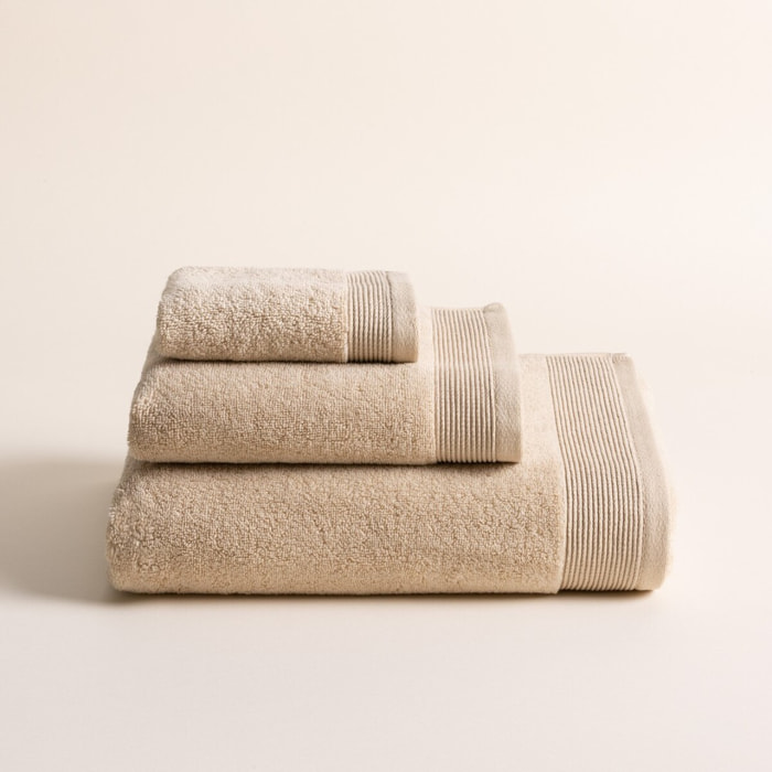 Set 3 Toallas Harmony Sand - Zero Twist - 600 Gramos