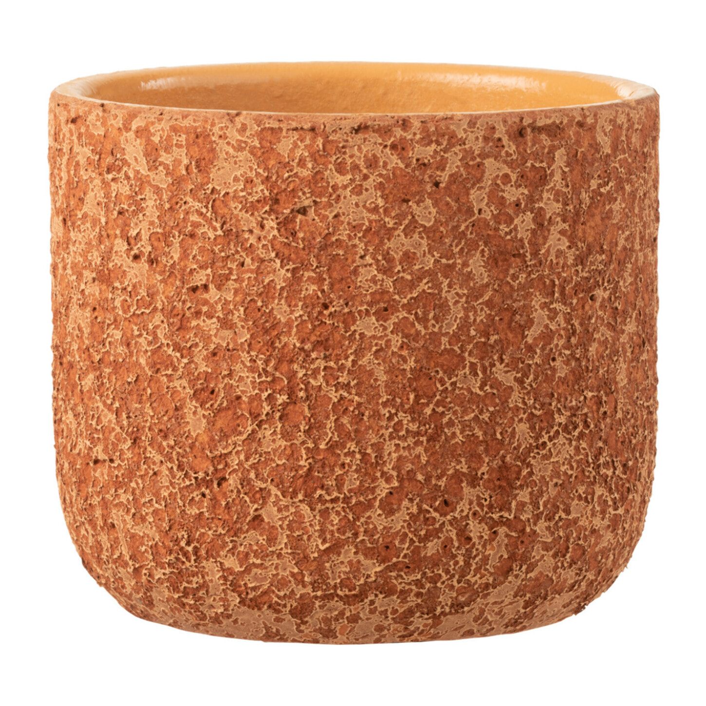 J-Line cachepot Rugueux - céramique - terracotta - medium - Ø 18.50 cm