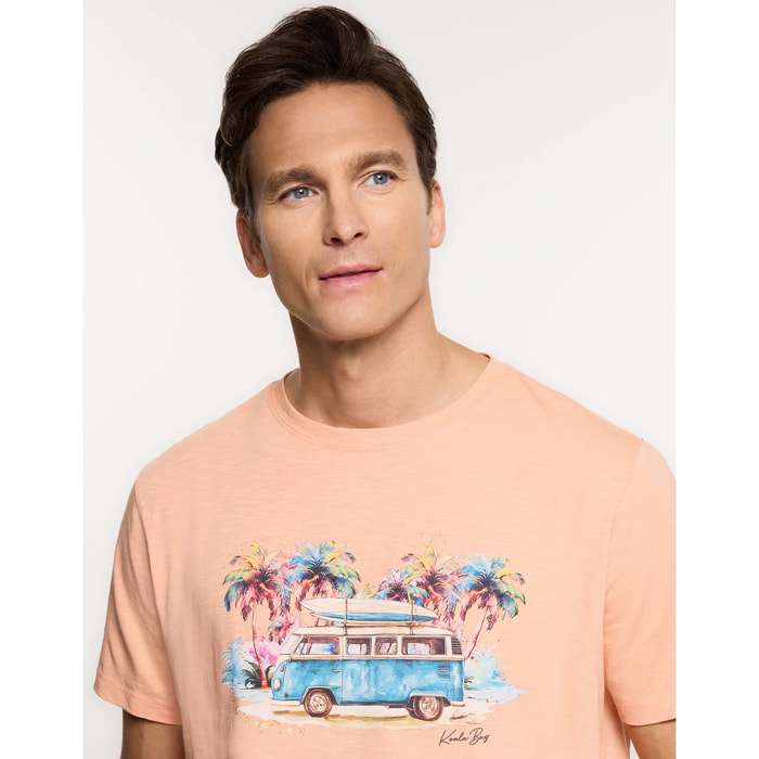 Camiseta Manga Corta Naranja - Vansi
