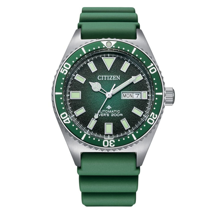 Reloj Citizen NY0121-09X Hombre Analogico Automatico con Correa de Caucho