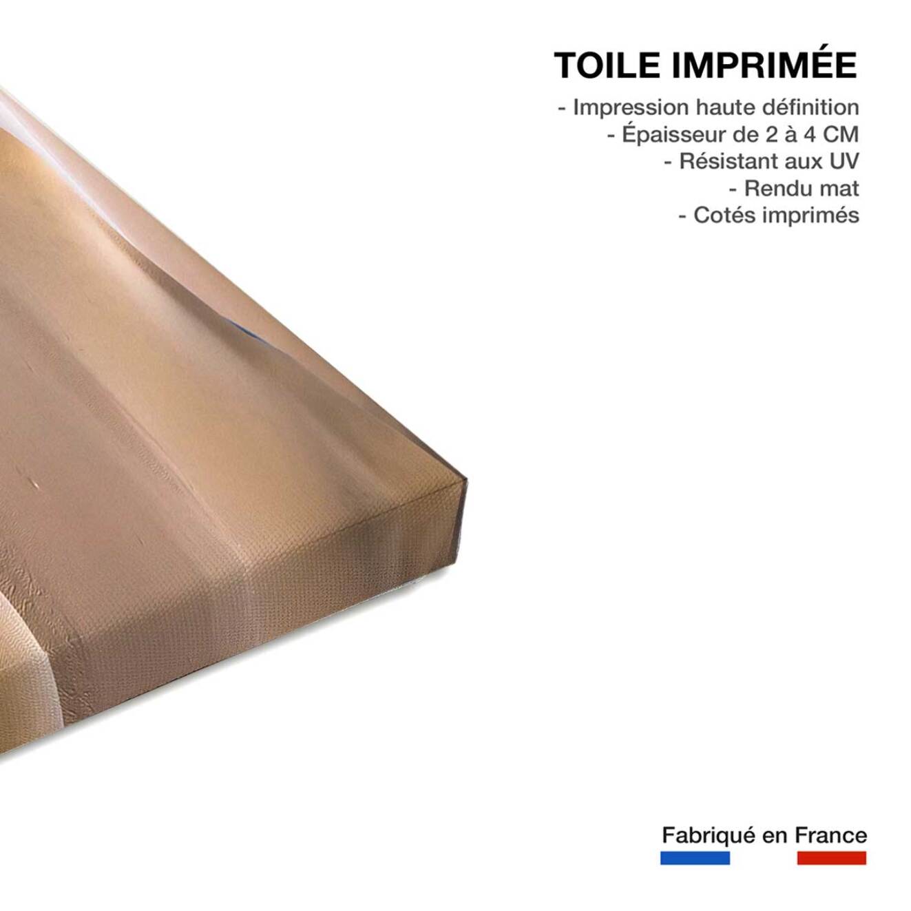 Tableau Vagues de sable Toile imprimée