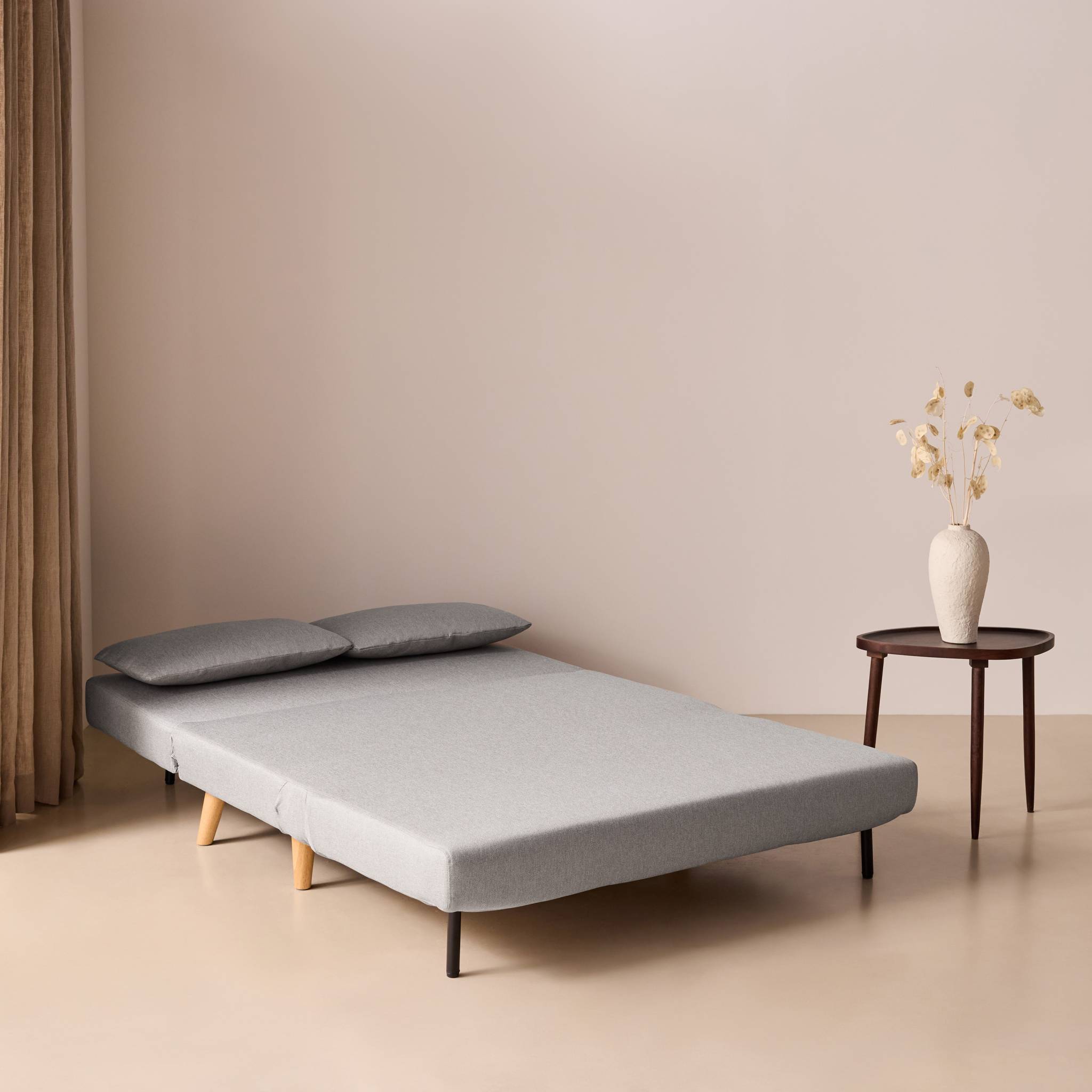 Canapé convertible 2 places tissu GUESTA