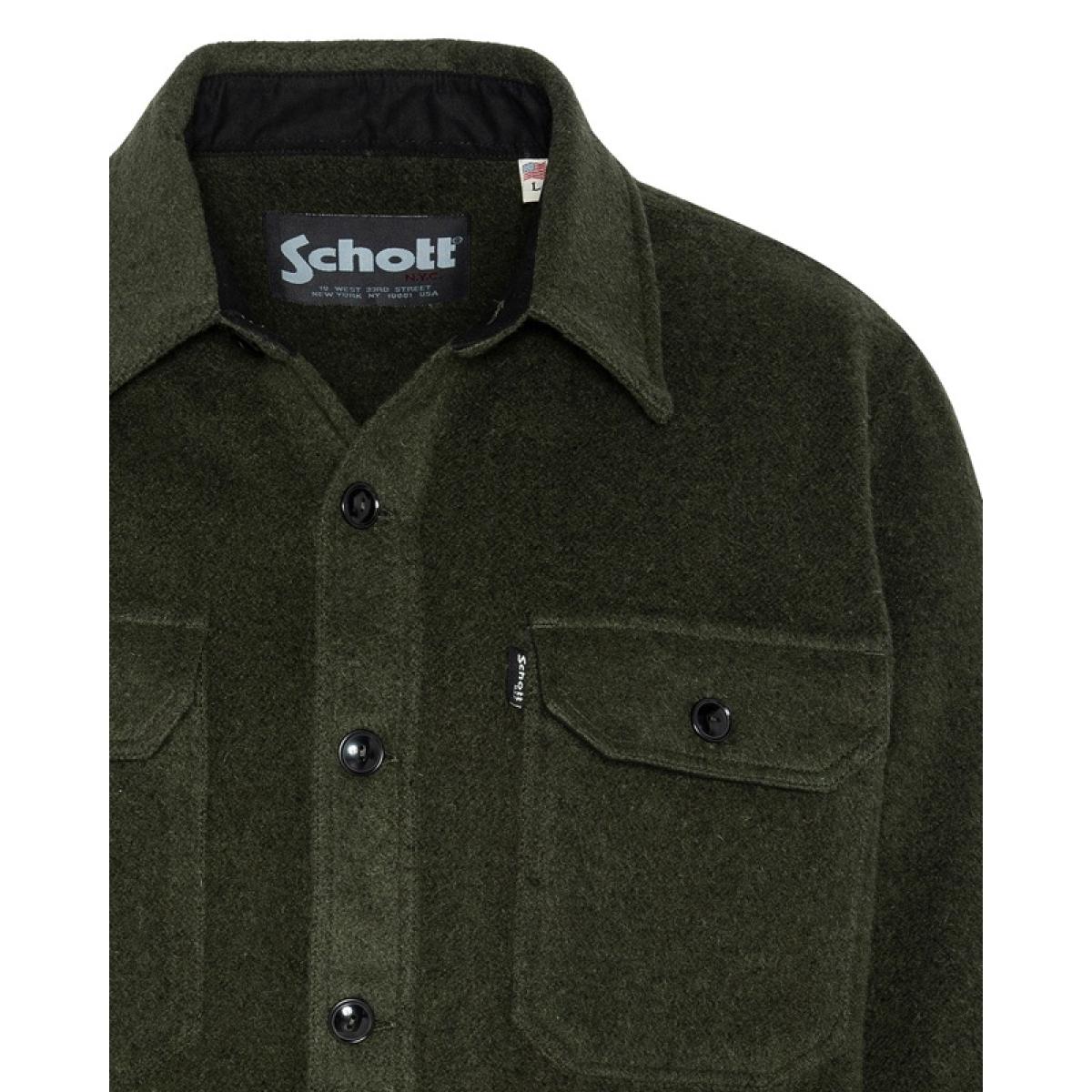 SHCARL3 WOOL MIX OVERSHIRT WITH CHEST FLAP POCKETS 44% ACRYLIC 24% POLYESTER 18% WOOL 14% COTTON Cachi