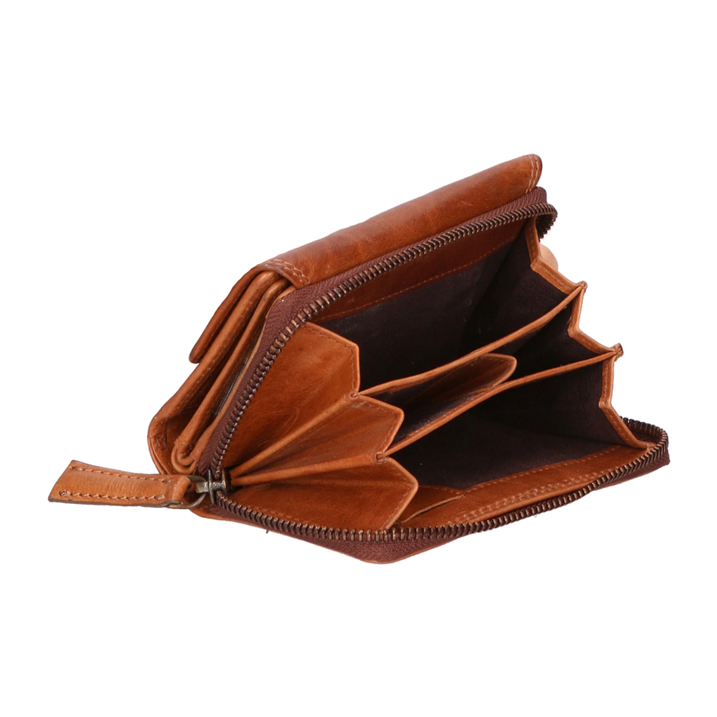 portafoglio unisex In Vera pelle Made in India 14x7x3 cm