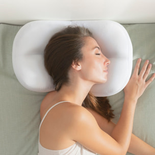 Almohada Nube 3D Antiarrugas Wrileep InnovaGoods - Blanco