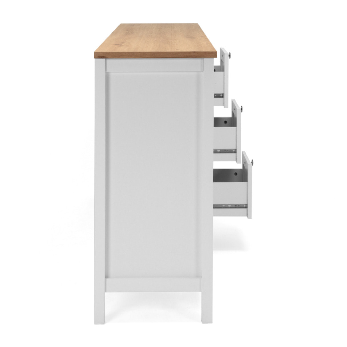 Buffet scandinave avec rangements 180cm ARANDAR