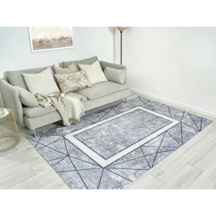 Tapis moderne motif géométrique