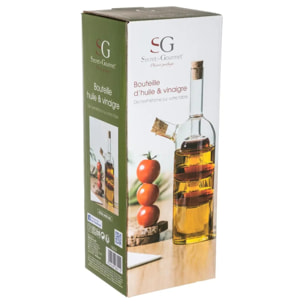 Bouteille huile/vinaigre verre 0,29L