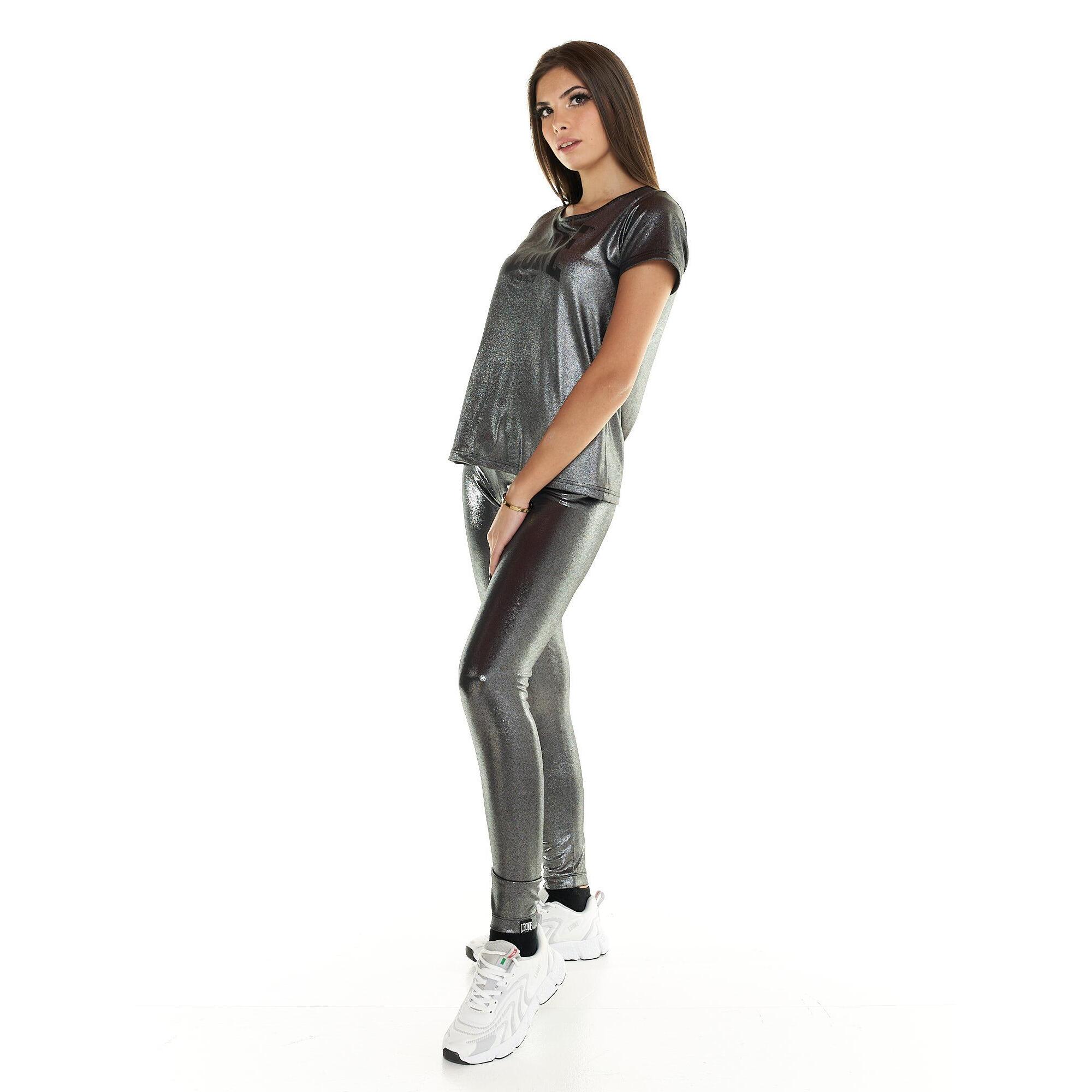 Legging Leone de lúrex para mujer Greyss