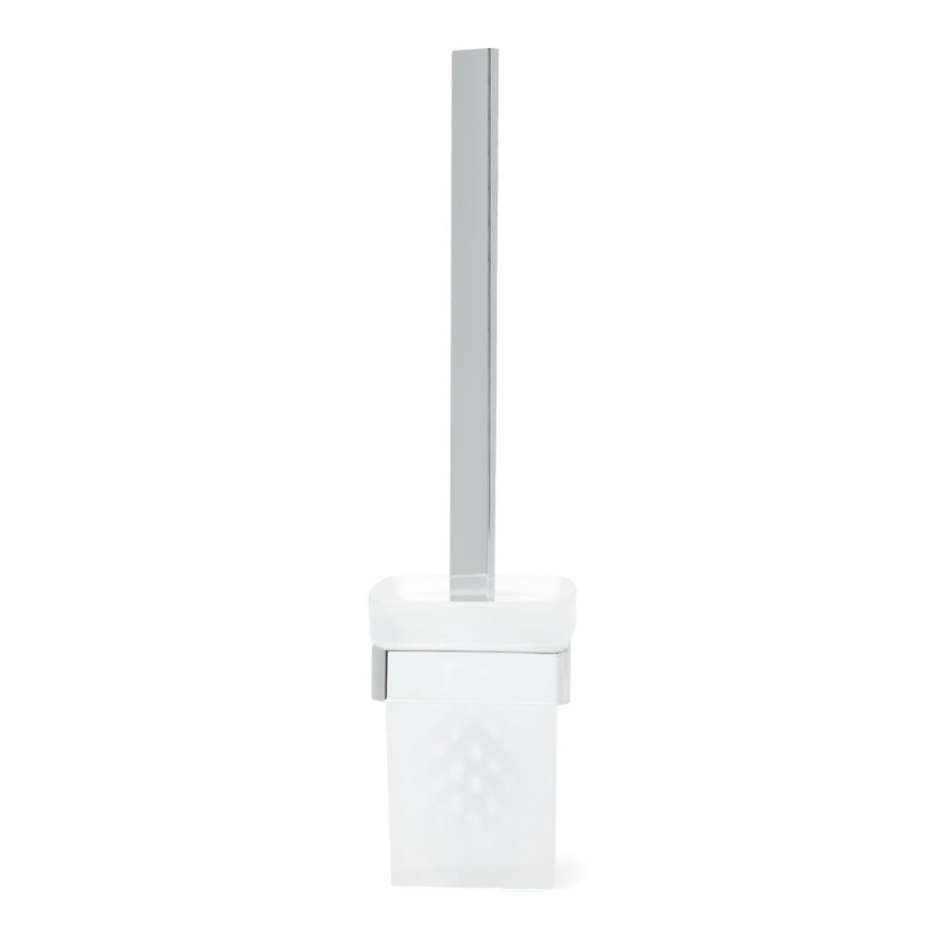 Simply S Brosse WC, chrome/verre dépoli (SATDSIMS37)