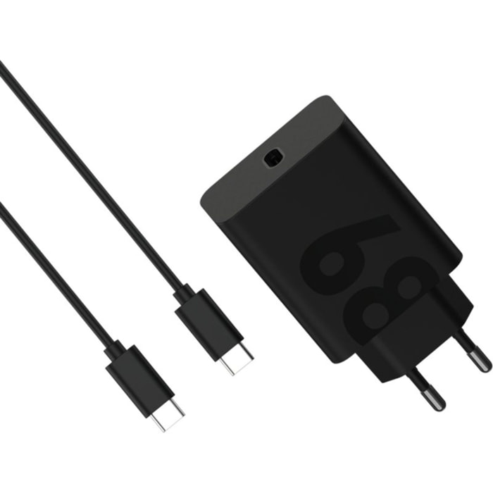 Chargeur + câble MOTOROLA 68W Noir