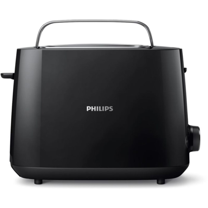 Grille-pain PHILIPS HD2581/90 Toaster noir Daily, 2 fentes, 830W