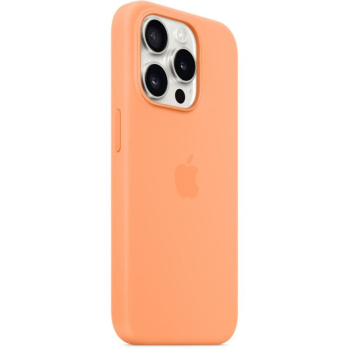 Coque APPLE iPhone 15 Pro MagSafe Sorbet orange