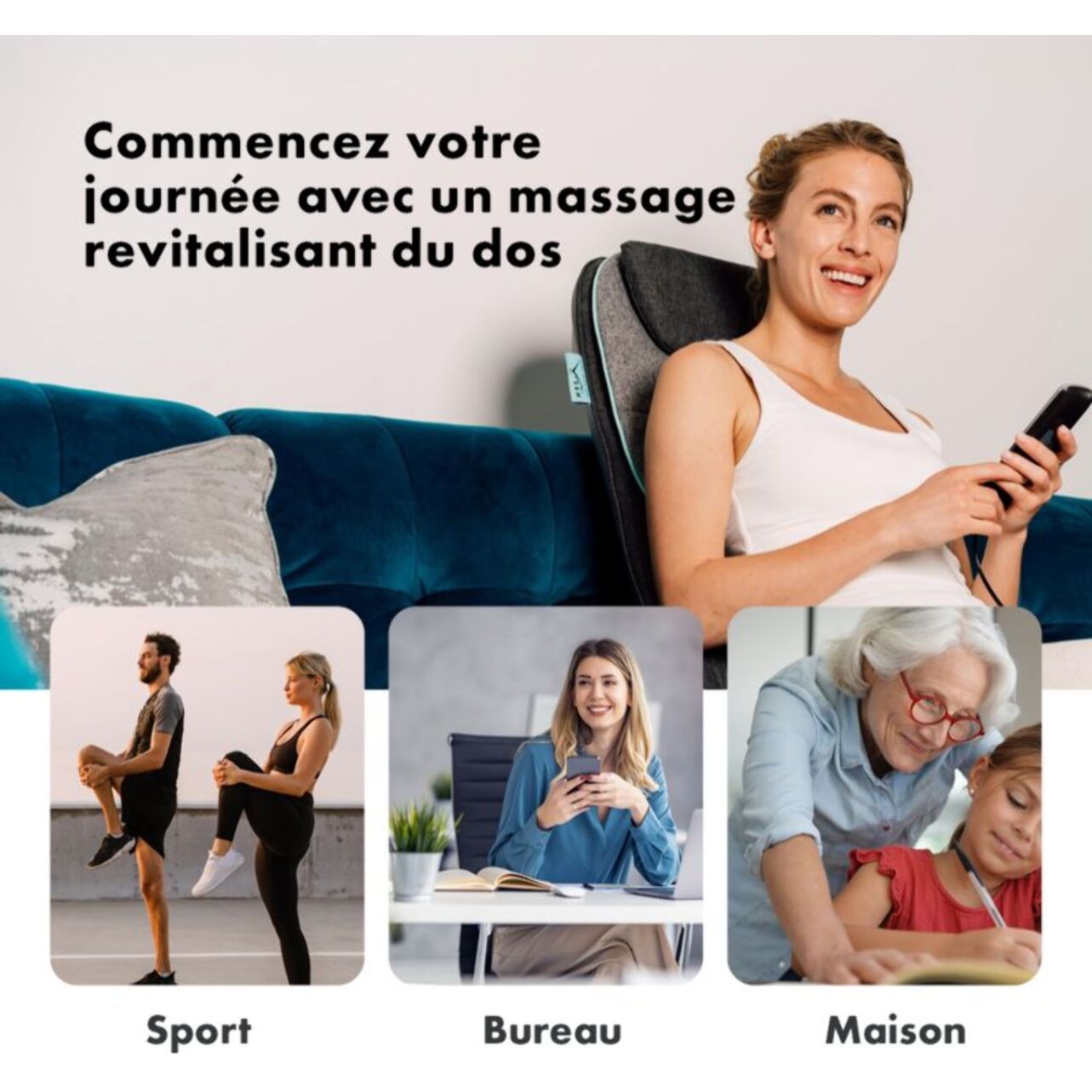 Siège ZEN de massage Olympus innovation