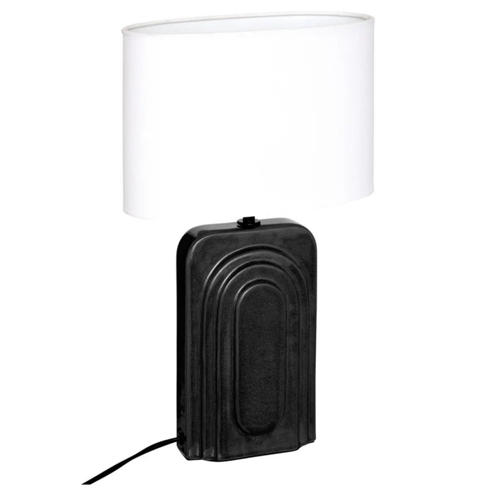 Lampe Monia H42cm noir