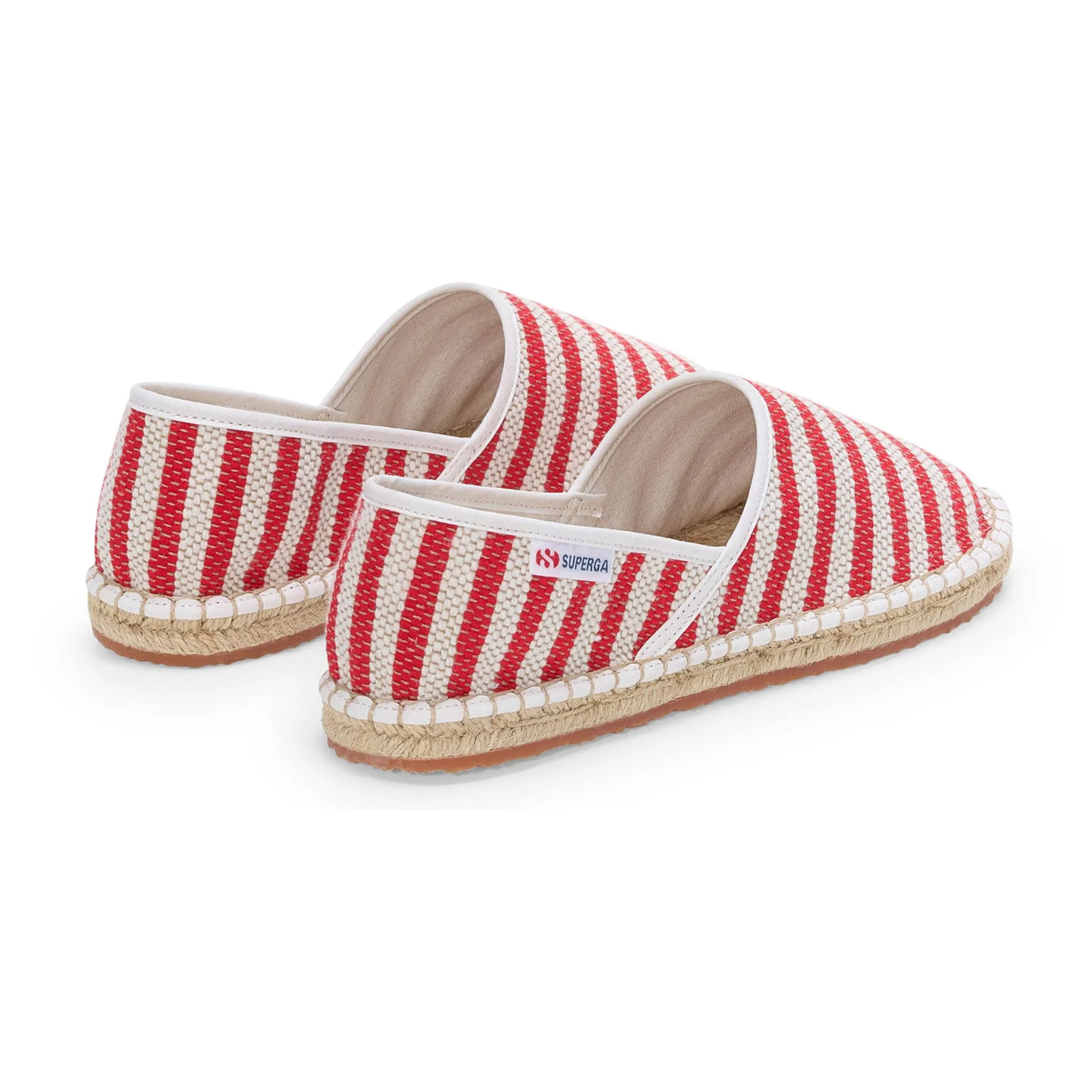 Superga - Espadrillas Uomo Donna Rosso - 3009 COTTON STRIPES