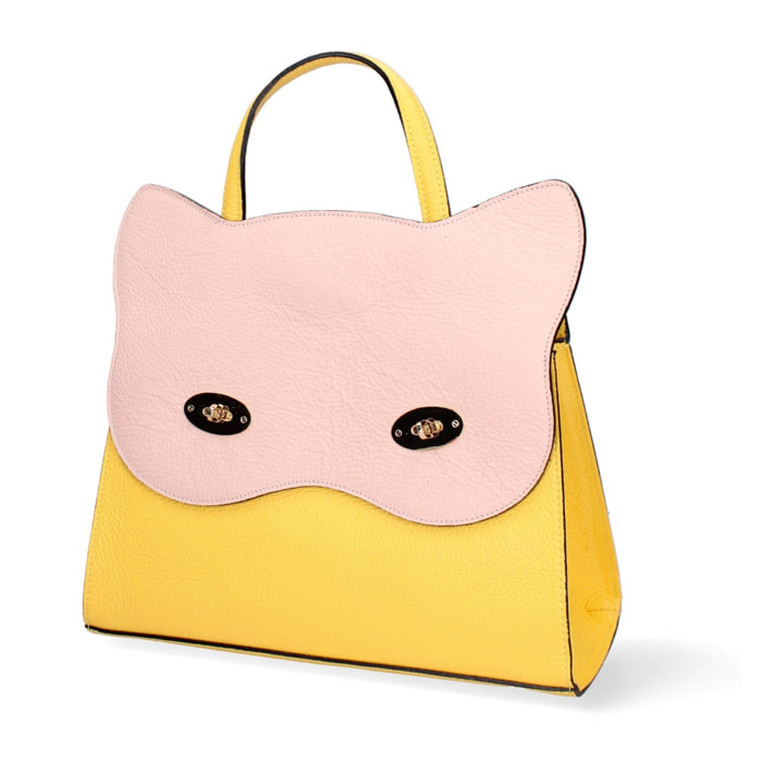 Borsa a mano da donna - Modello Arancia - 100% pelle - 32.0 x 28.0 x 13.0 cm